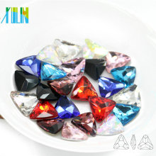 Manufacturer Supply Embellishment Point Back Crystal Triangle Shape Art Fancy Stone Setting for Dress C4722